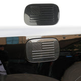 Carbon fiber fuel tank gas door cover trim for Dodge Durango 2011-2022