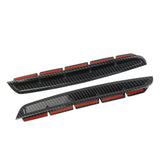 Carbon Fiber Front Headlight Sides Air Outlet Vent Trims for Hyundai Palisade