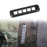 Truck Pillar Post Keypad Triple Carbon Fiber/Chrome Trim Cover for Ford F150 2015+