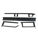 Carbon fiber inner control dashboard Cover trims kit For Mitsubishi Outlander