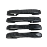 Carbon Fiber Side 4 Door Handles Trims Cover Fit For Honda HR-V 2023