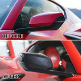 Carbon Fiber Side Rearview Mirror Guard Cover Trim for Chevrolet Corvette C8