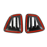 Carbon Fiber Air Vent Outlet Cover trims for Chevrolet Colorado GMC cayon 2015+