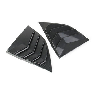 Side Window Scoop Louvers Cover trim for Dodge Challenger 2015-2021 Carbon Fiber