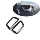 2PCS chrome/carbon fiber door Internal handle Cover Trims for 2015-2020 TOYOTA Tacoma