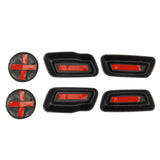 Carbon Fiber Seat Adjustment Button Cover trim For Jeep Grand Cherokee/L 2021+