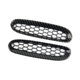 2Pcs Carbon Fiber Front Fog Light Lamp Trim Cover Fit For Honda HR-V 2023