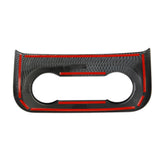 Carbon Fiber Inner Rear Seat armrest cup holder cover trim for GMC Yukon 2021+