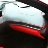 Carbon fiber inner control dashboard Cover trims For Chevrolet Corvette C8 2020+