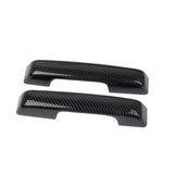 Carbon Fiber Rear Side Door Handles Trim Cover for Ford F150 2021+