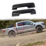 Carbon Fiber Rear Side Door Handles Trim Cover for Ford F150 2021+