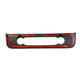 Carbon fiber Navigation Adjustment button panel Cover Trim For FORD Maverick