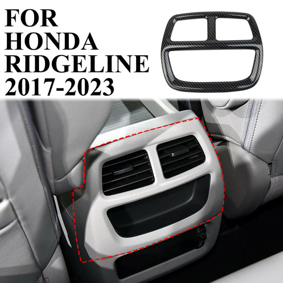 Carbon Fiber Rear Air Vent Outlet panel trim Fit for Honda Ridgeline 2017- 2023