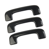 Carbon Fiber Roof Grab Handle Cover Trims Fit For FORD Maverick 2022+